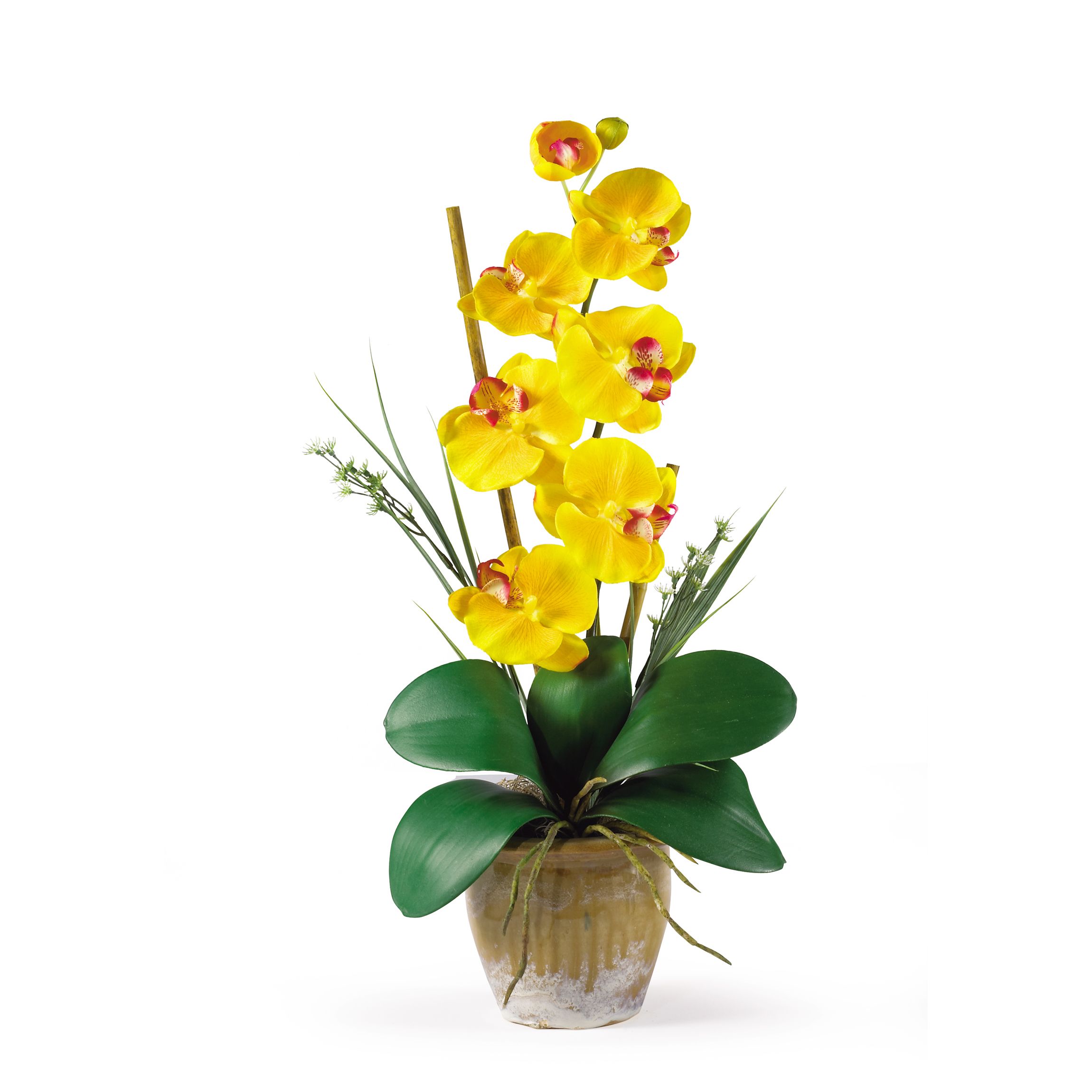 Nearly Natural Single Stem Phalaenopsis Silk Orchid Arrangement