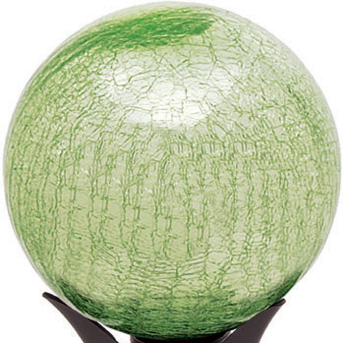 ACHLA Designs 10-Inch Gazing Globe Light Green Crackle