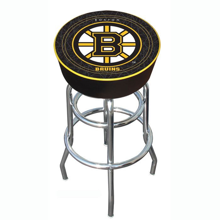 Trademark NHL Boston Bruins Padded Bar Stool