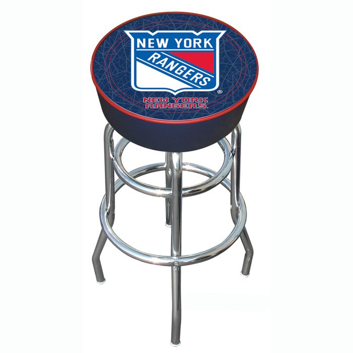 Trademark NHL New York Rangers Padded Bar Stool