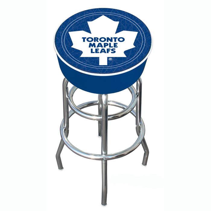 Trademark NHL Toronto Maple Leafs Padded Bar Stool