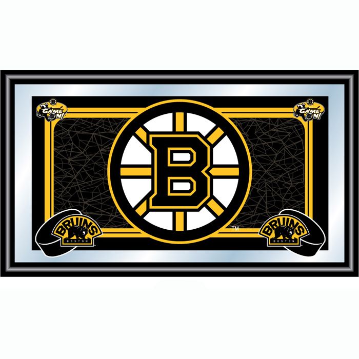 Trademark NHL Boston Bruins Framed Team Logo Mirror