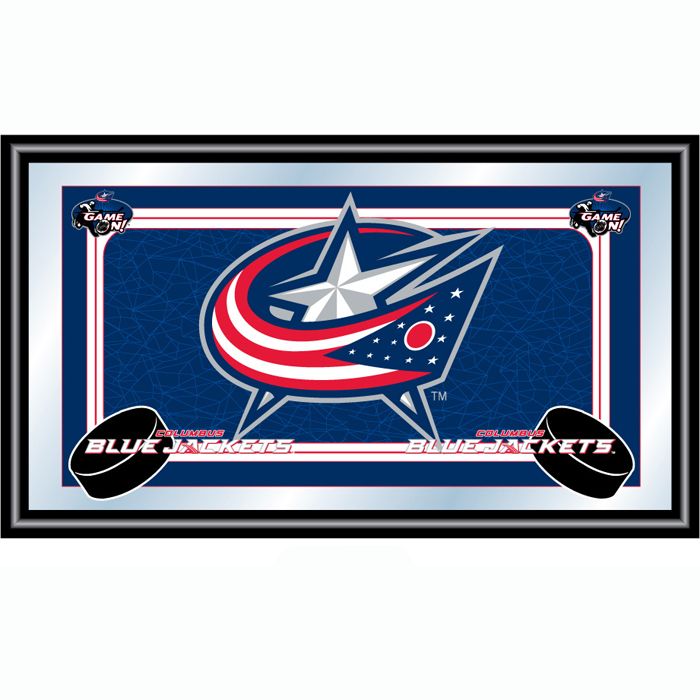 Trademark NHL Columbus Blue Jackets Framed Team Logo Mirror