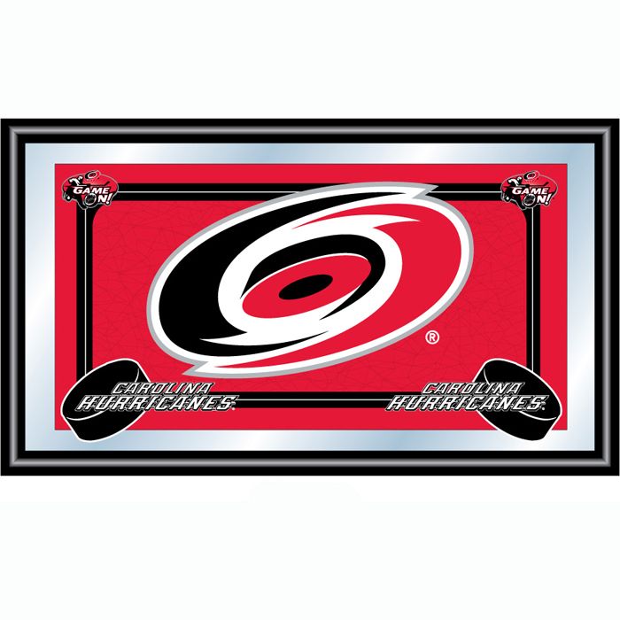 Trademark NHL Carolina Hurricanes Framed Team Logo Mirror