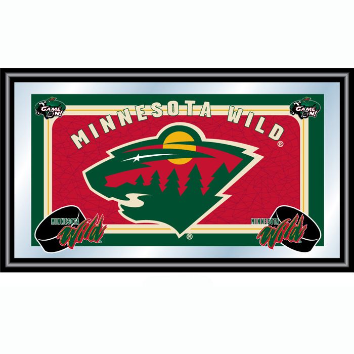 Trademark NHL Minnesota Wild Framed Team Logo Mirror