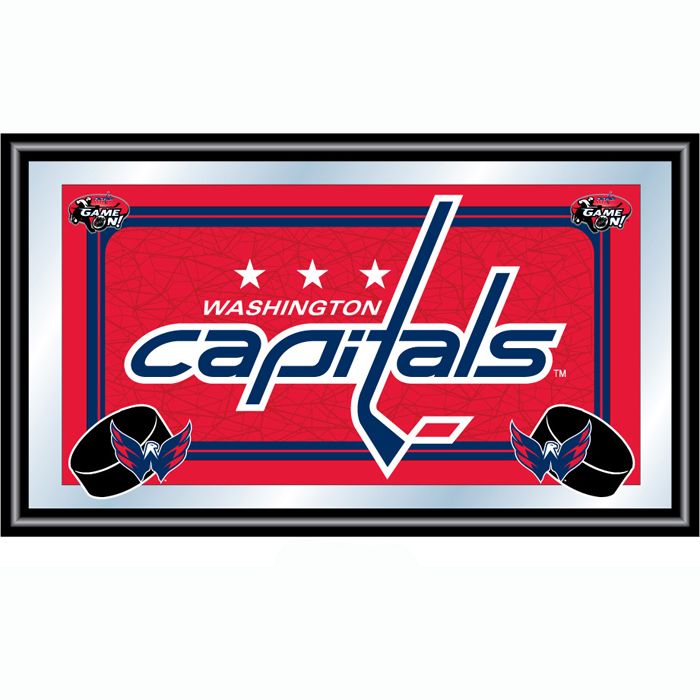 Trademark NHL Washington Capitals Framed Team Logo Mirror