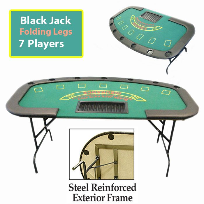 Trademark Professional Blackjack table with Folding Legs