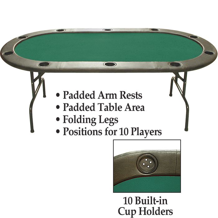 Trademark 96 Inch Hold'em Table without Dealer Position