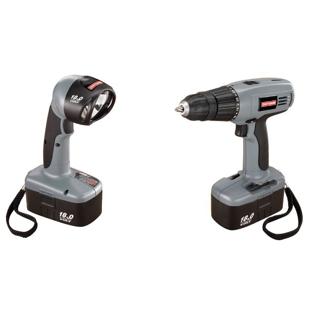 Craftsman 18.0 volt Cordless Drill/Driver Combo with Work Light