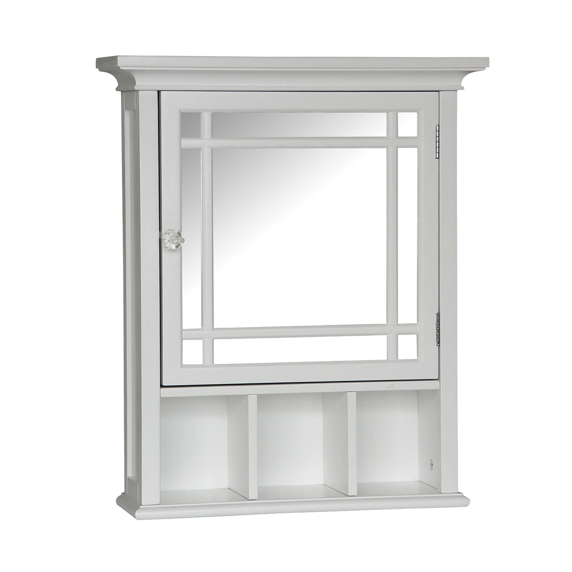 Elegant Home Neal Medicine Cabinet White