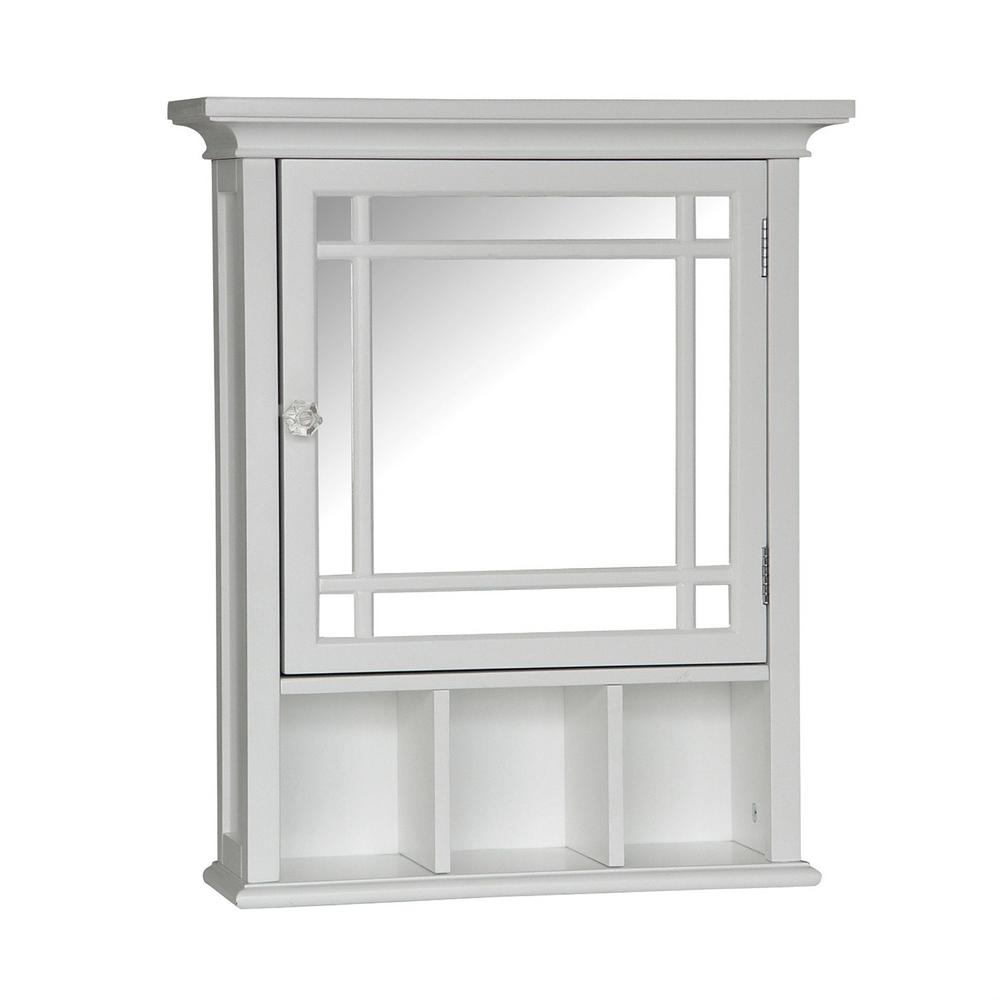 Elegant Home Neal Medicine Cabinet - White