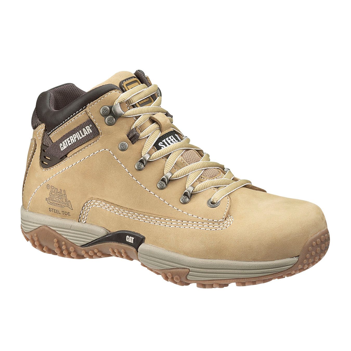 Cat Footwear Men's Boots Corax Leather Slip Resistant Honey P73519