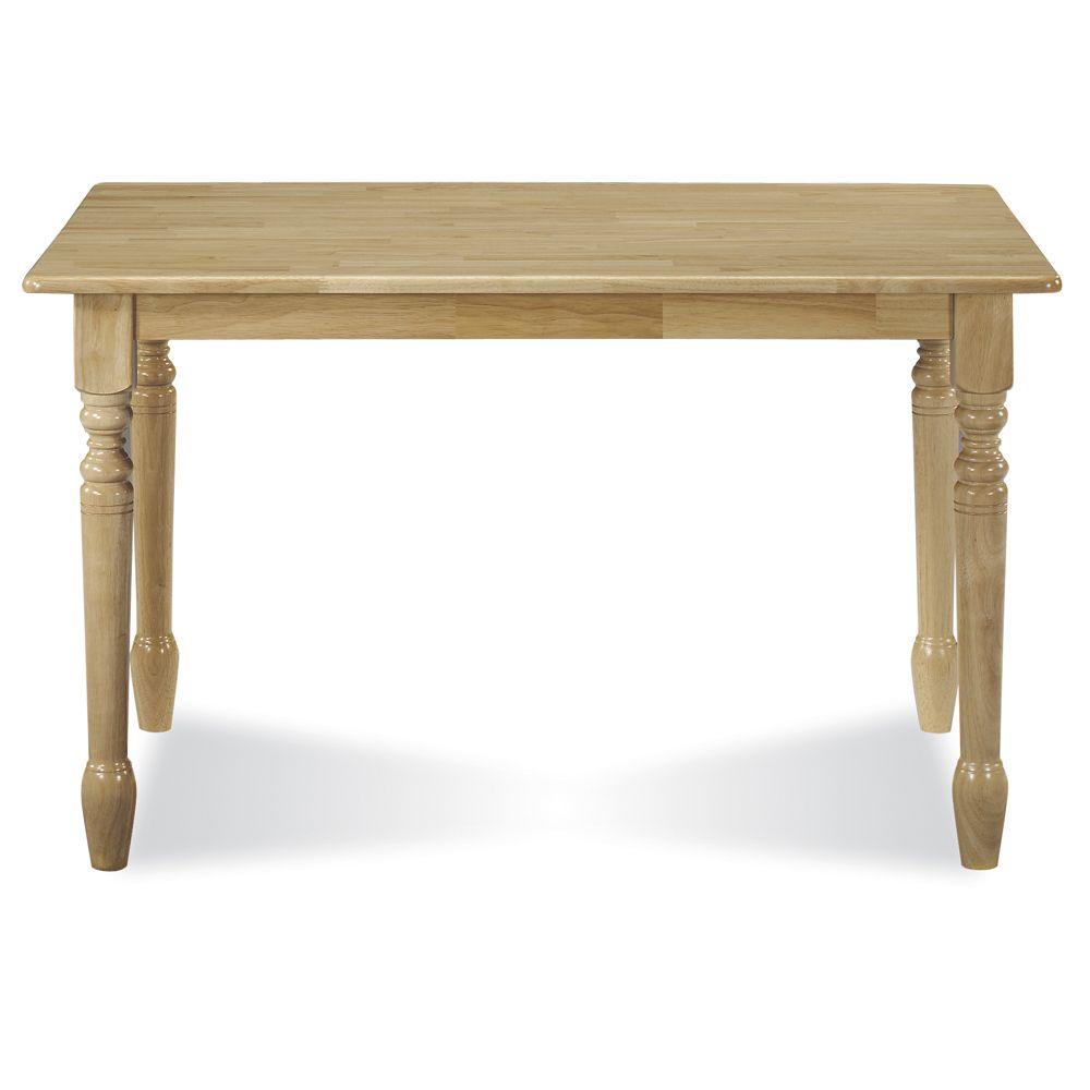 International Concepts  30 X 48 Solid Wood Top Table