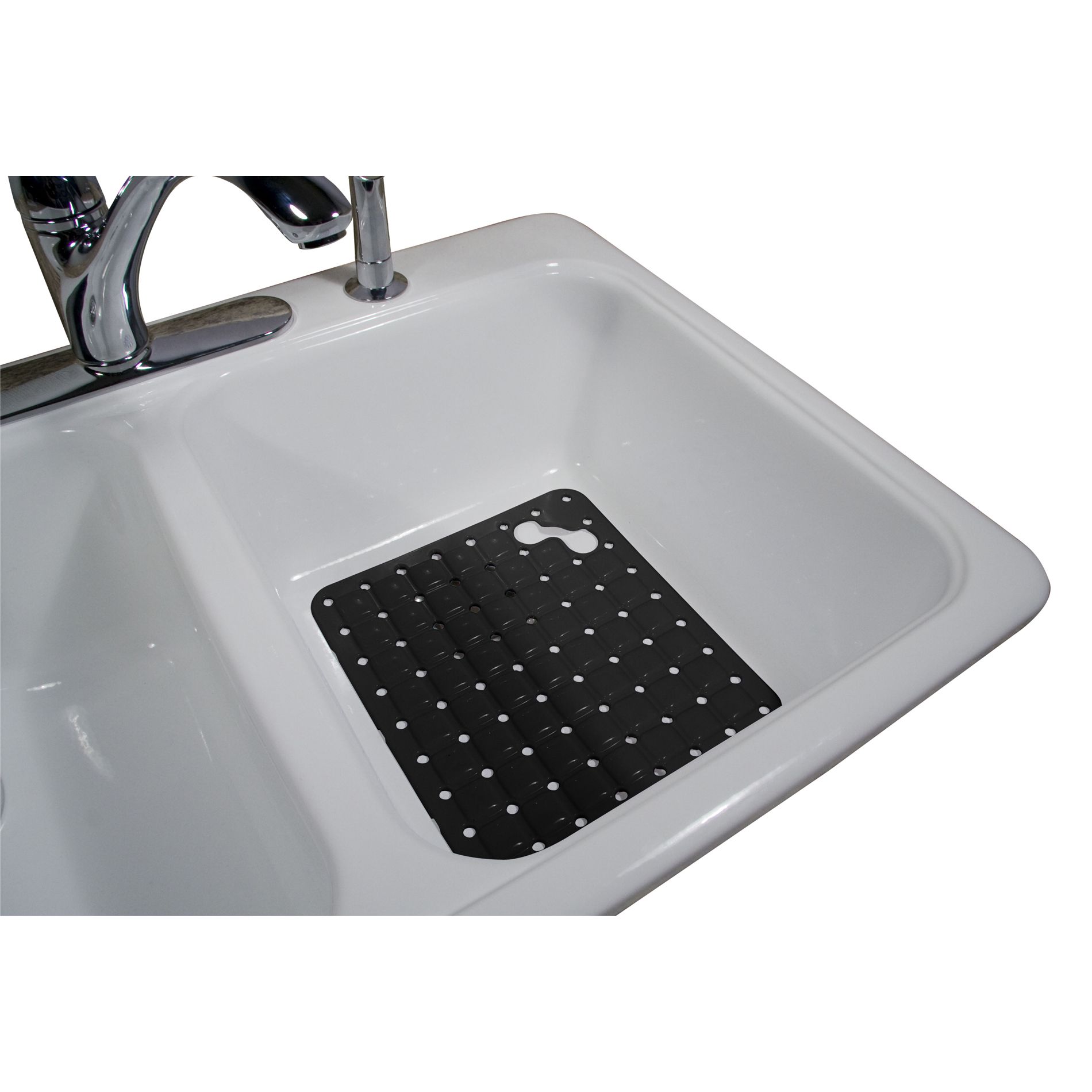 Home Logic Black Small Sinkmat-39557611 Home Logic Black Small Sinkmat-39557611