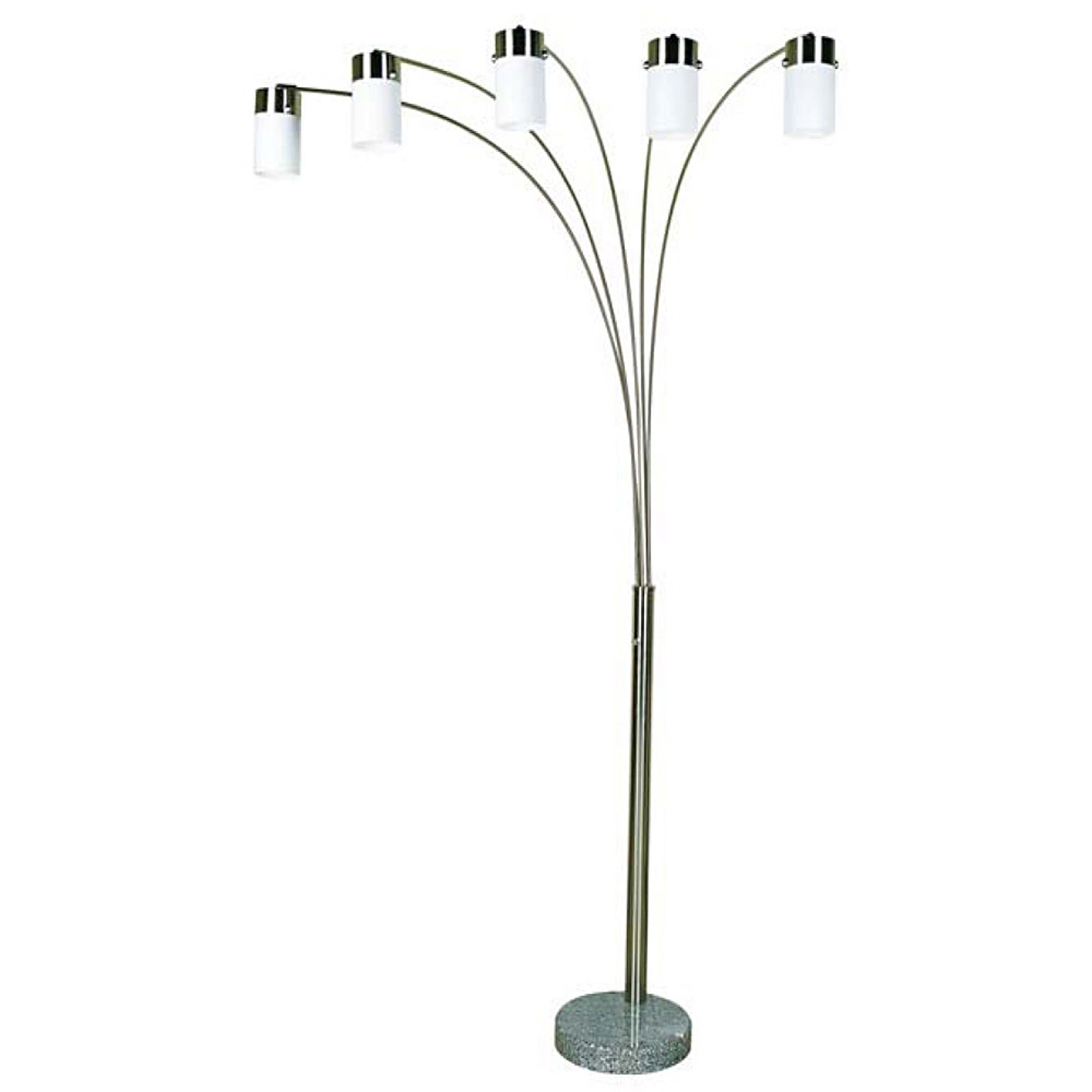 Ore 83" Brushed Steel Arch Floor Lamp