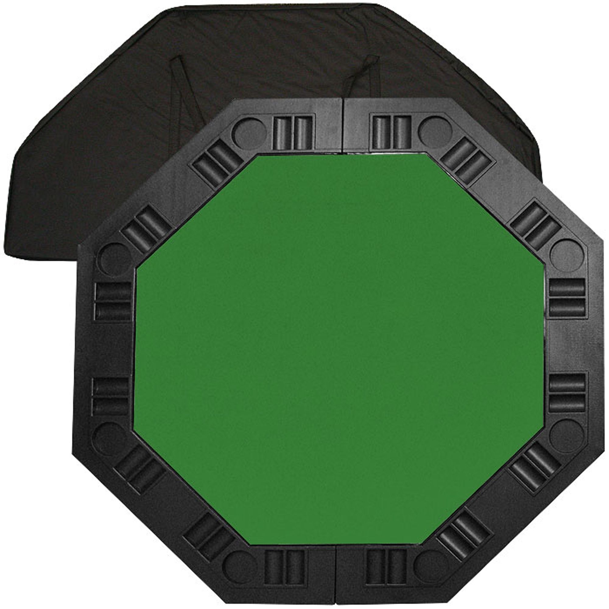 Trademark 8 Player Octagonal Table top - Green - 48 inch