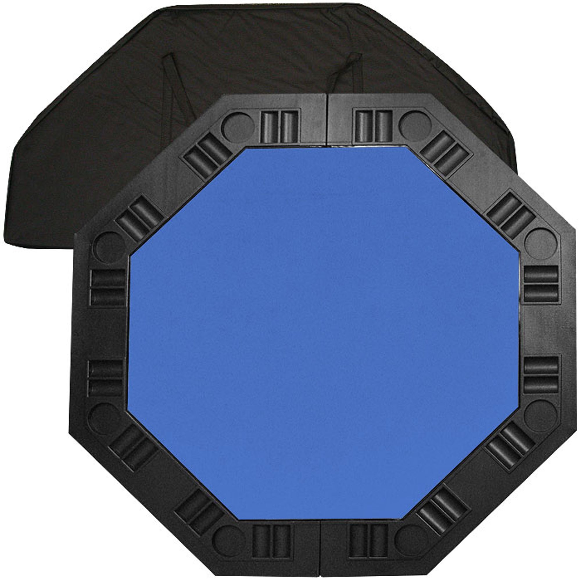 Trademark 8 Player Octagonal Table top - Blue - 48 inch