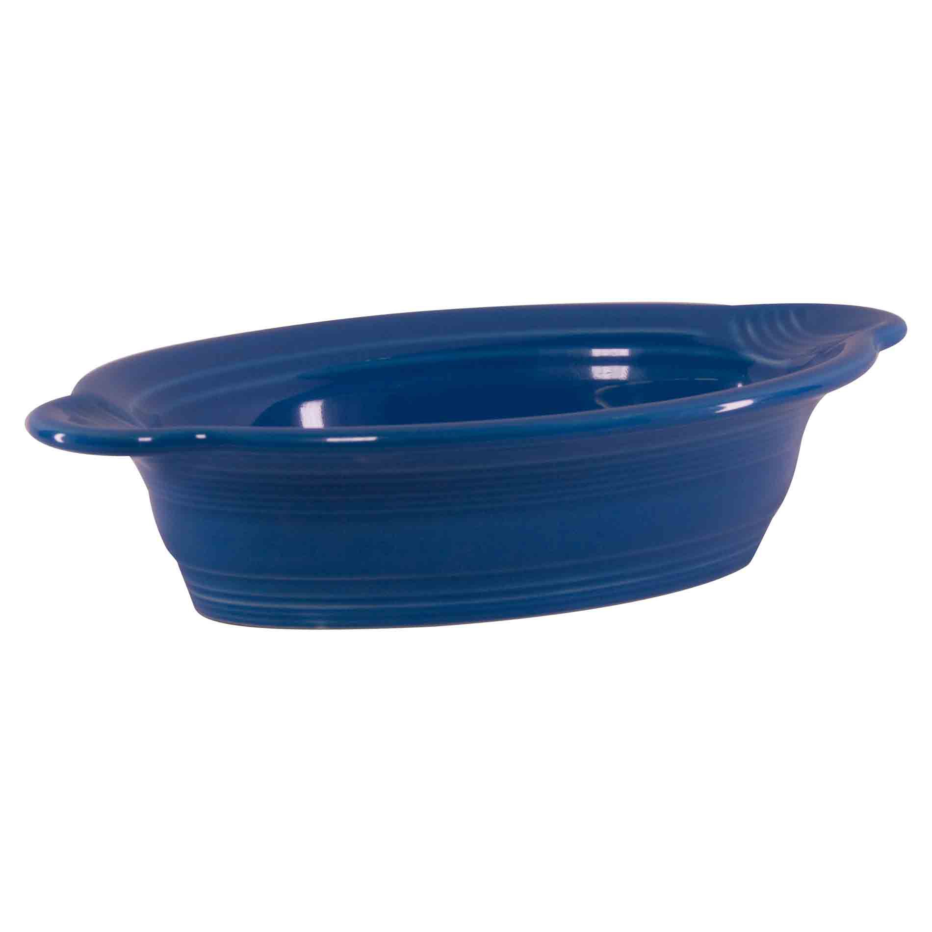 Fiesta Set of 2 Individual Oval Casserole Dishes, Peacock