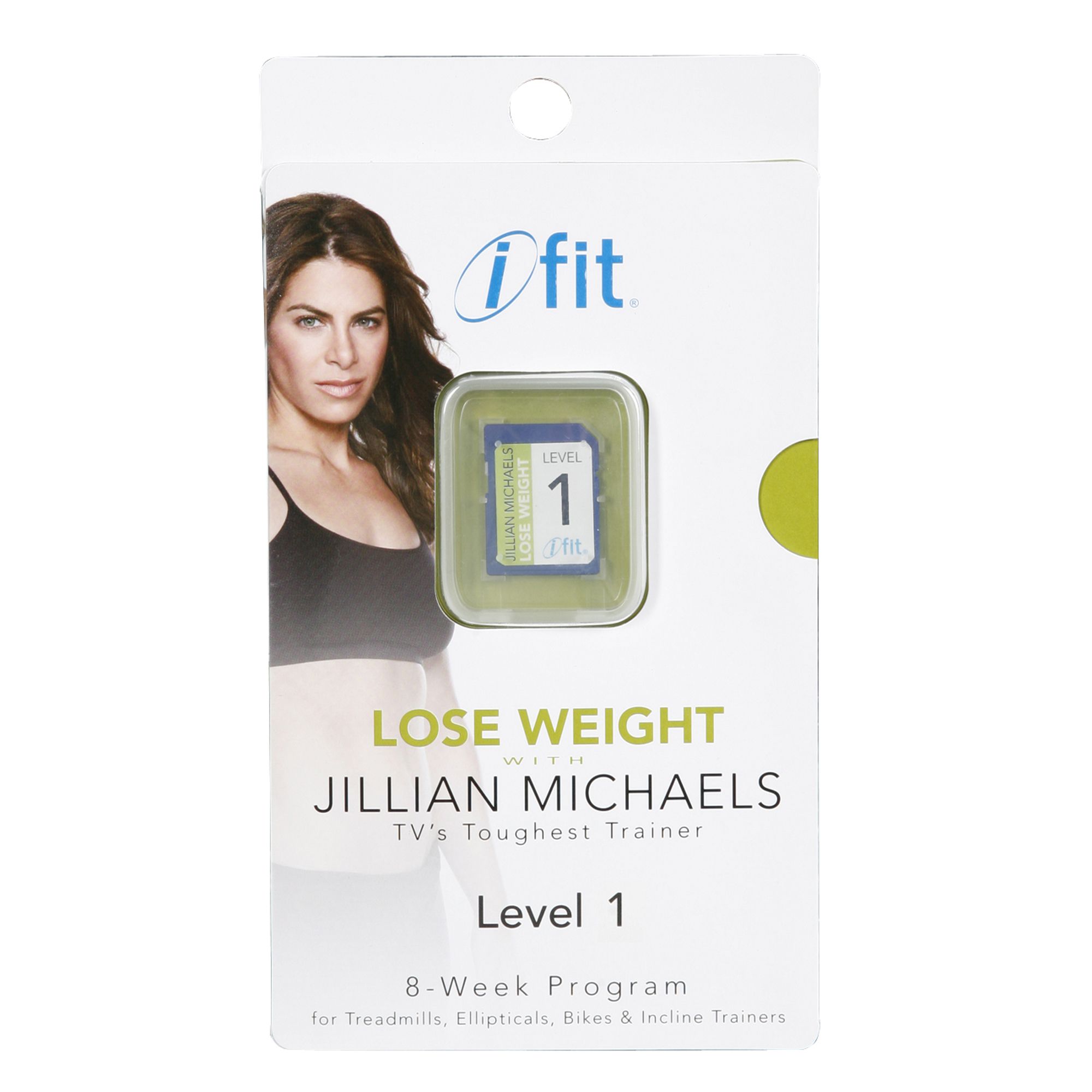 Carte D'entraînement IFit Jillian Michaels Get Fit Niveau 1 - Pour Tapis Roulant Et Vélo Elliptique - NEUF