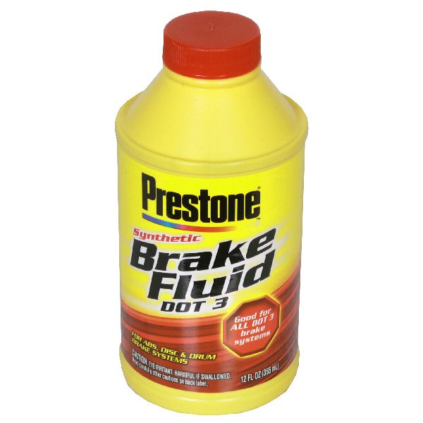 Prestone Synthetic Brake Fluid Dot 3, 12 fl oz