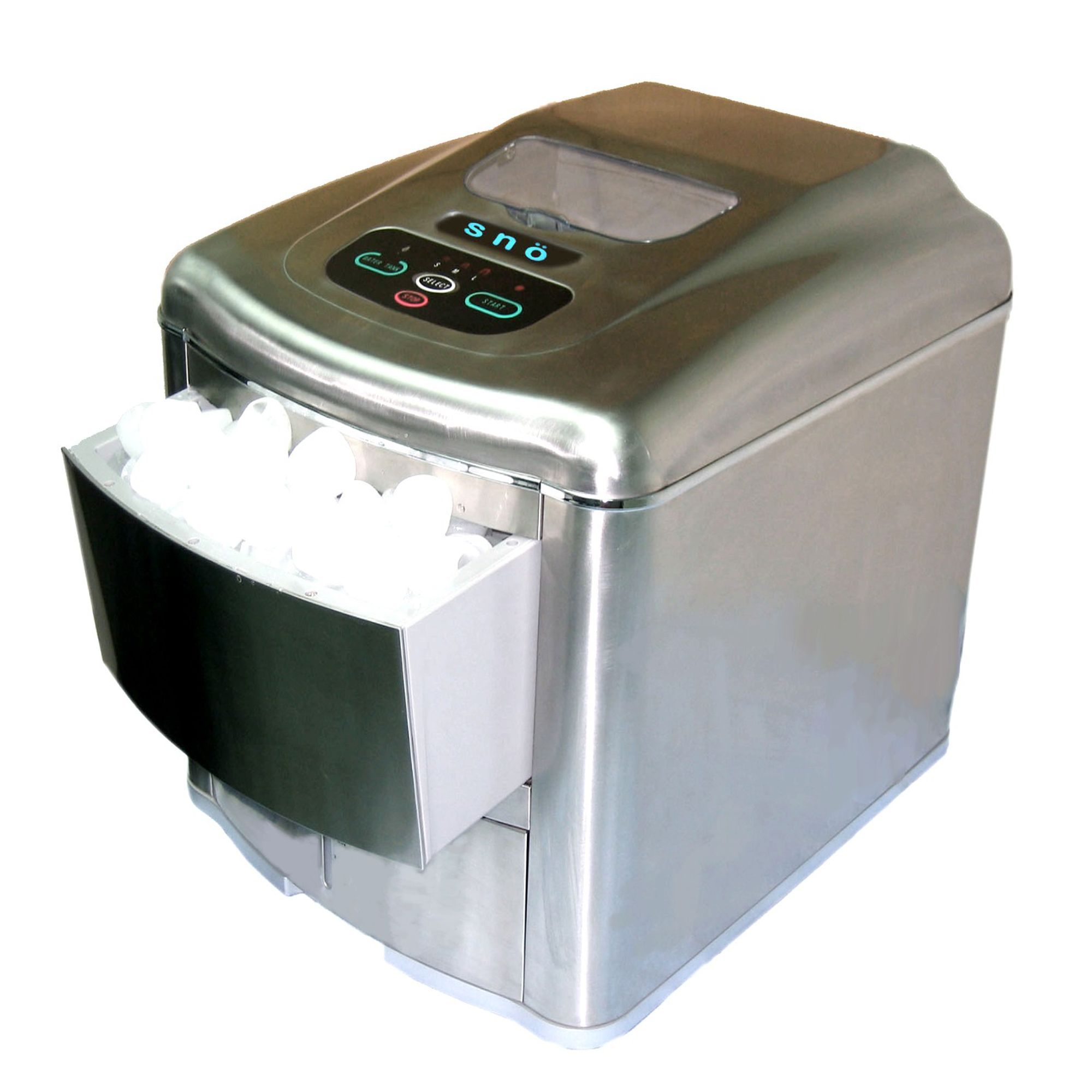 Whynter SNO Portable Ice Maker - Stainless Steel BRUSHED NICKEL FINISH