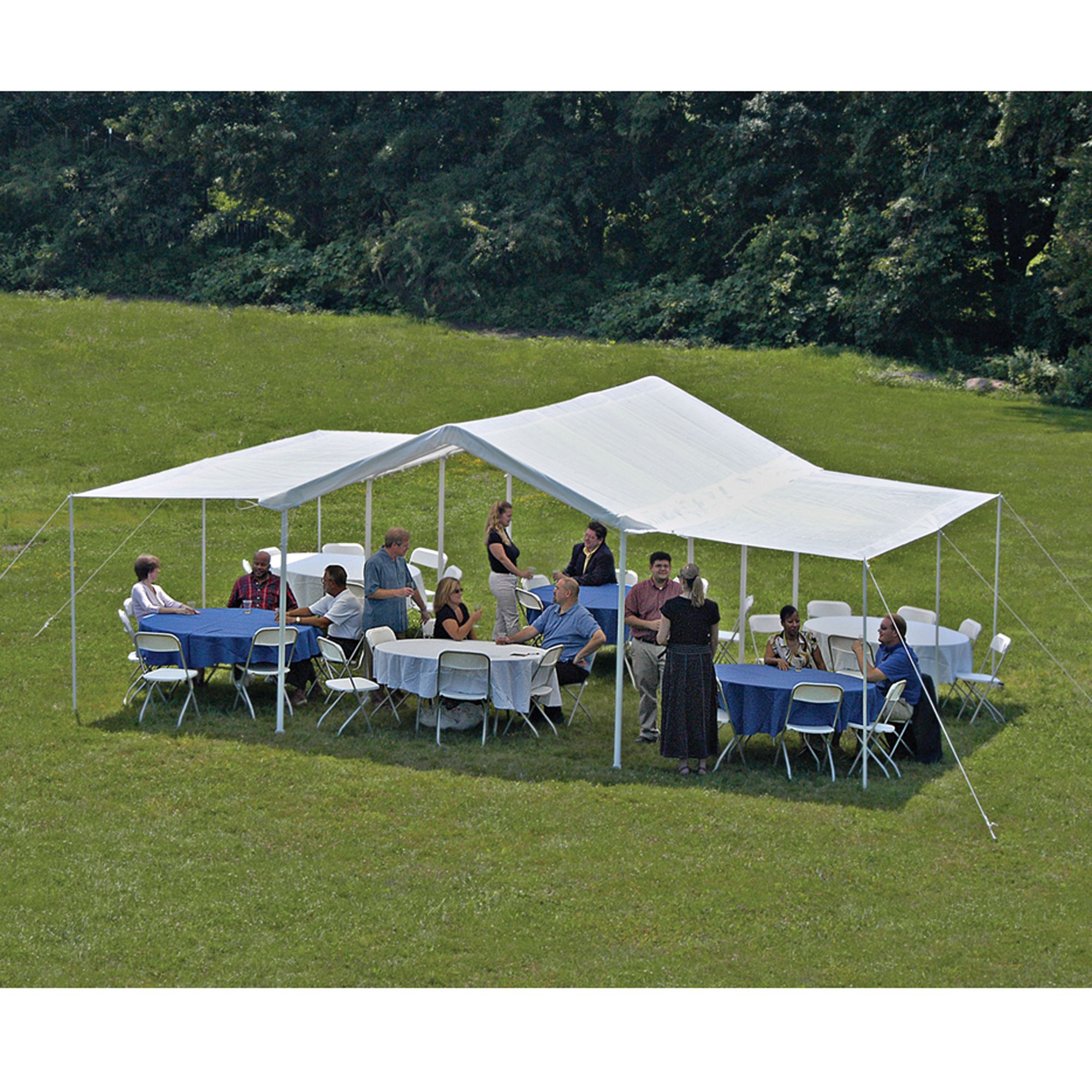 Shelter Logic 10 ft. x 20 ft. Extension Kit Canopy with 3 Layer