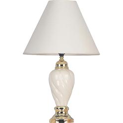Ore International 6116IV 22   Ceramic Table Lamp - Ivory