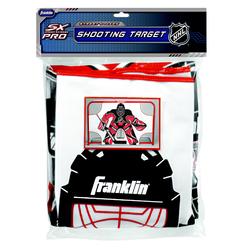 Franklin Sports Championship 72 Inch Hockey Shooting Target - NHL - For 72" X 48" Goal, White/Black