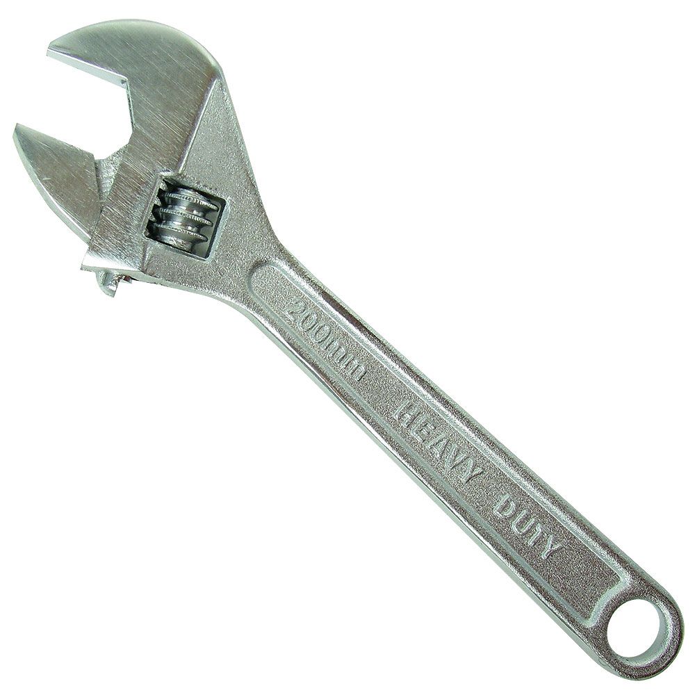 Stalwart Heavy Duty 8 inch Adjustable Crescent Wrench