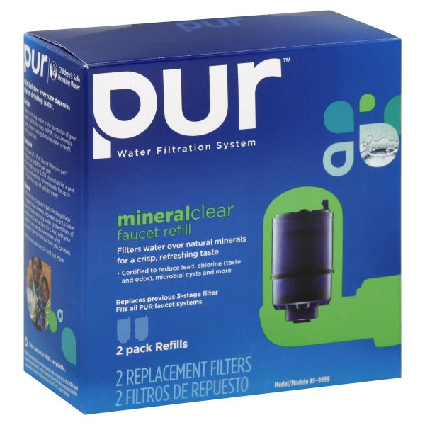 Pur Replacement Filters, Mineral Clear, Faucet Refill, 2 filters