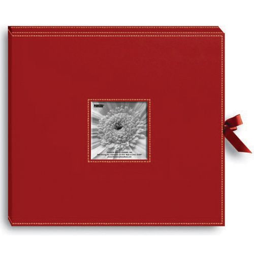 Pioneer RED       -SEWN SCRAPBOOK BOX