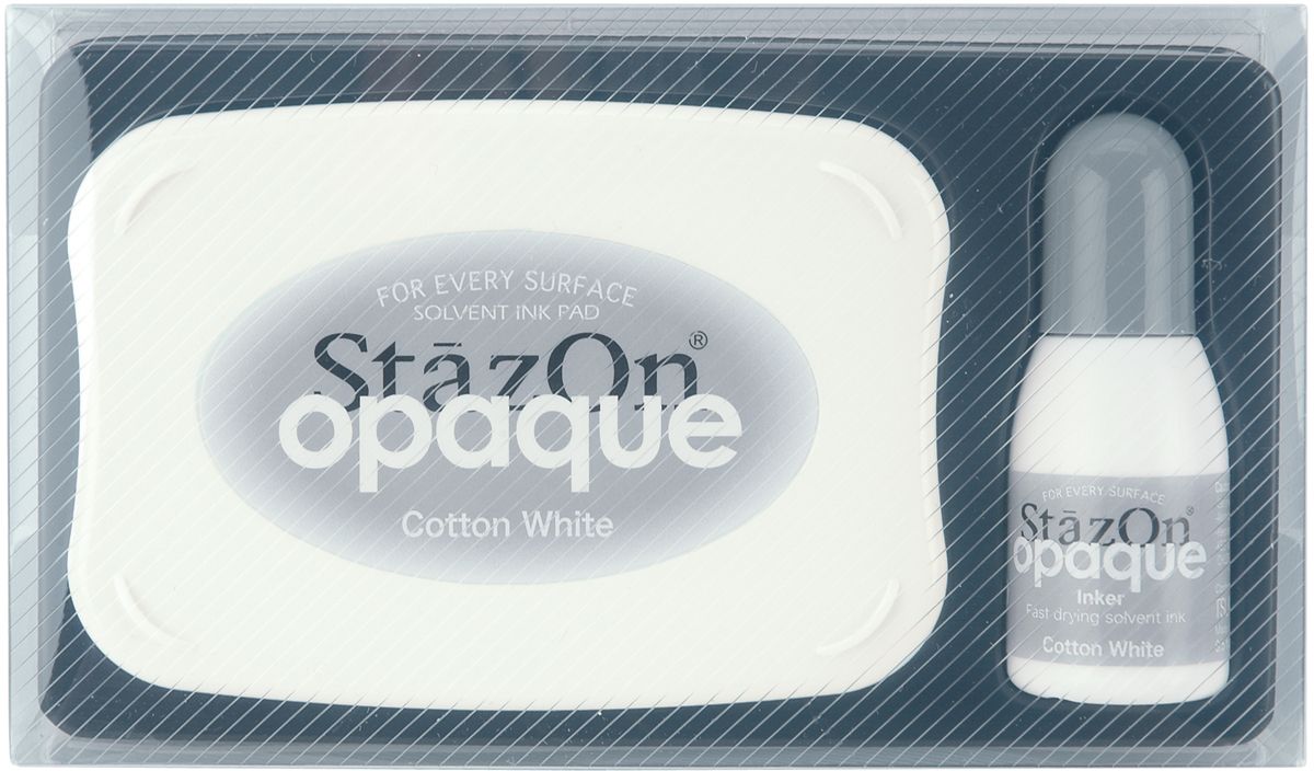 Tsukineko White     -Staz-On Opaque Kit