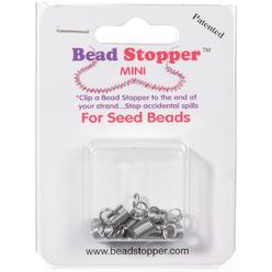 Darice Beadstopper Mini Bead Stoppers 8/Pkg, Metal