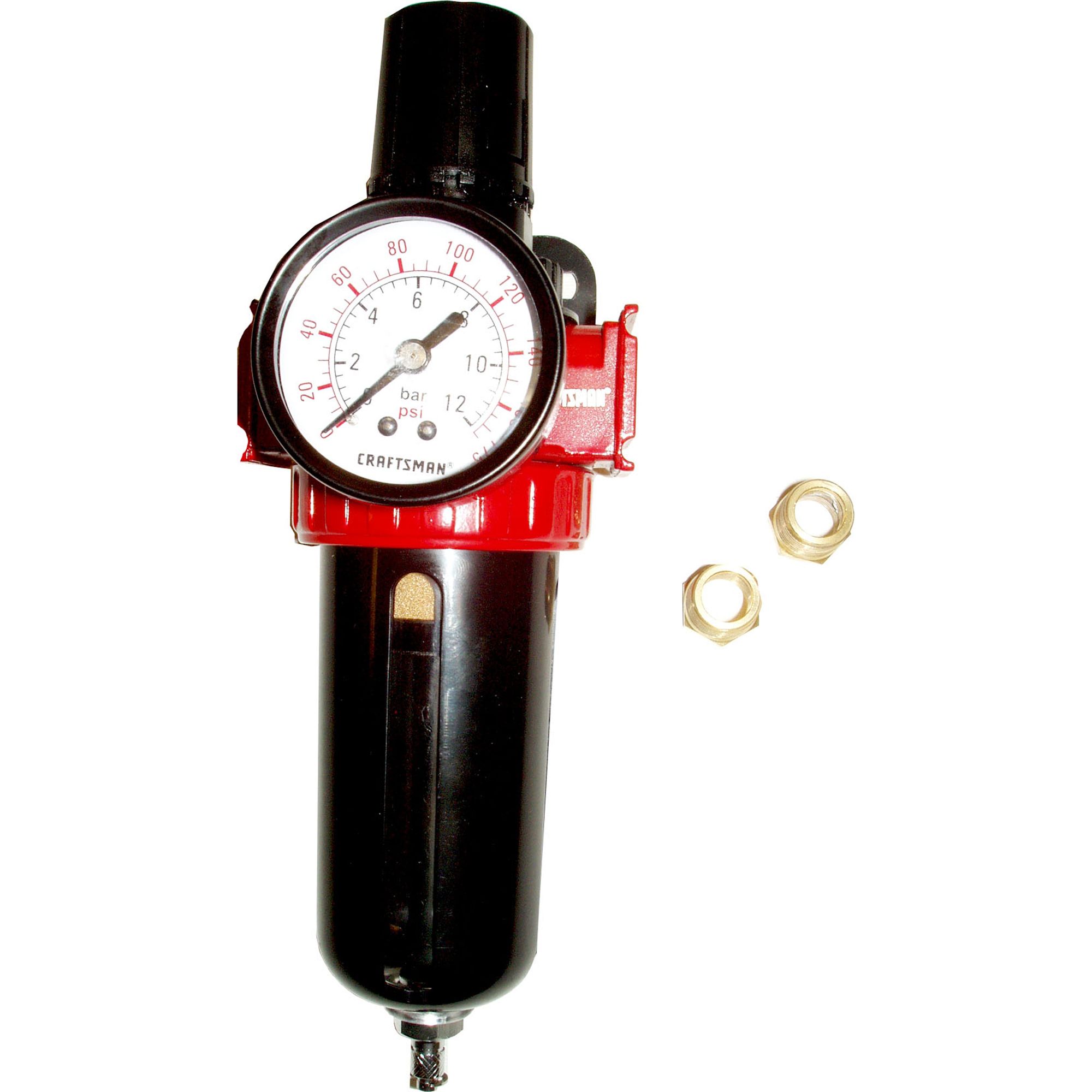 Craftsman Heavy Duty Air Line Filter Regulator Gauge Power Compressor