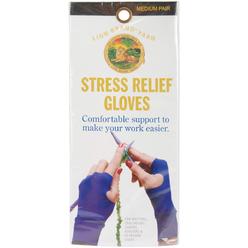 Lion Brand Yarn 400-5-1302 Stress Relief Gloves, 1-Pair, Medium