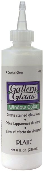 Plaid 8Oz Clear -Paint Gallery Glass