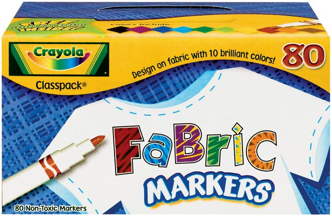 Crayola Fabric Markers 80ct.