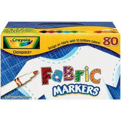 Crayola 58-8215 Fabric Markers Classpack