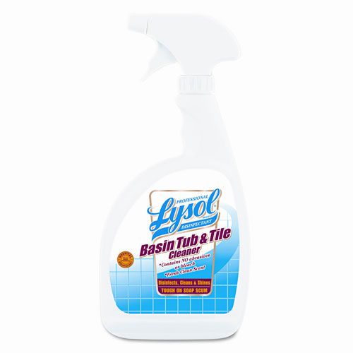 Lysol Basin/Tub/Tile Cleaner, 12 32oz Spray Bottles/ctn