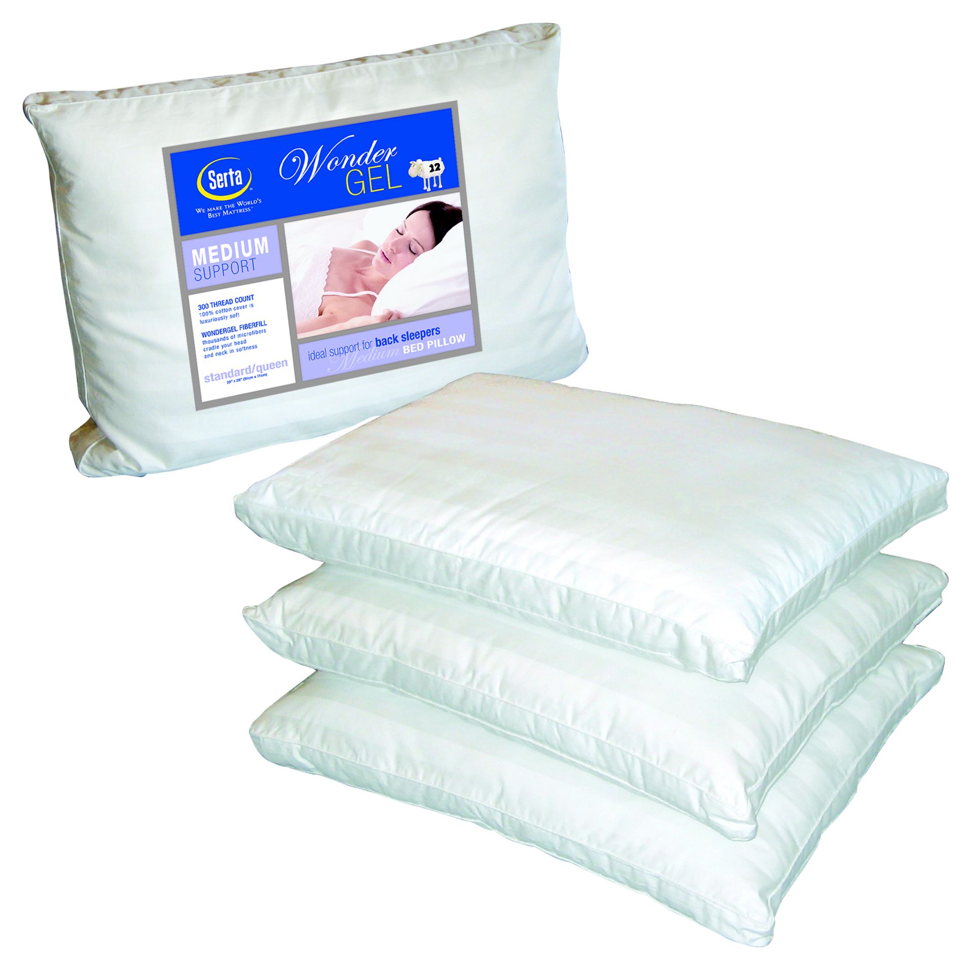 Serta Standard Gel Pillow - Medium