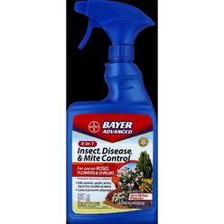 Bayer 3-In-1 BioAdvanced 701290B BioAdvanced 3-In-1 24 Oz. Ready To Use Trigger Spray Insect & Disease Killer 701290B