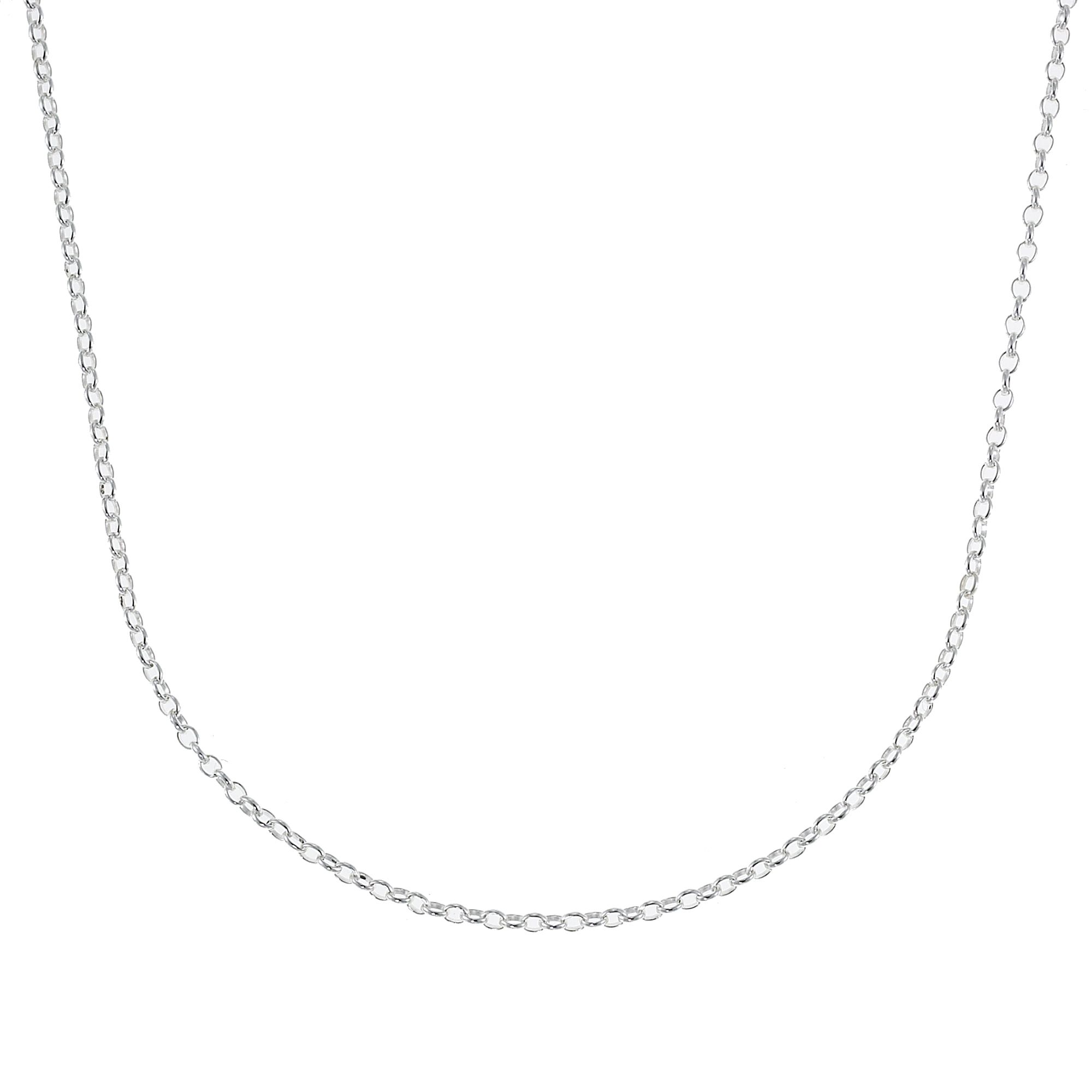 Sterling Silver Rolo Necklace