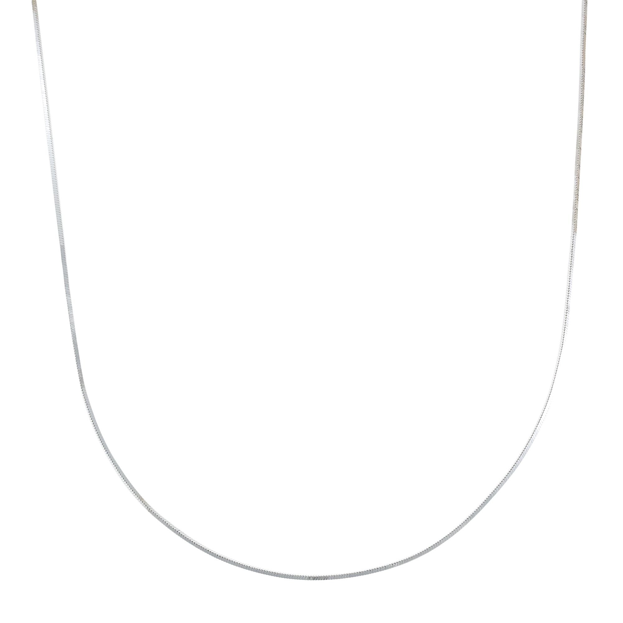 Sterling Silver Square Snake Necklace Sterling Silver Square Snake Necklace