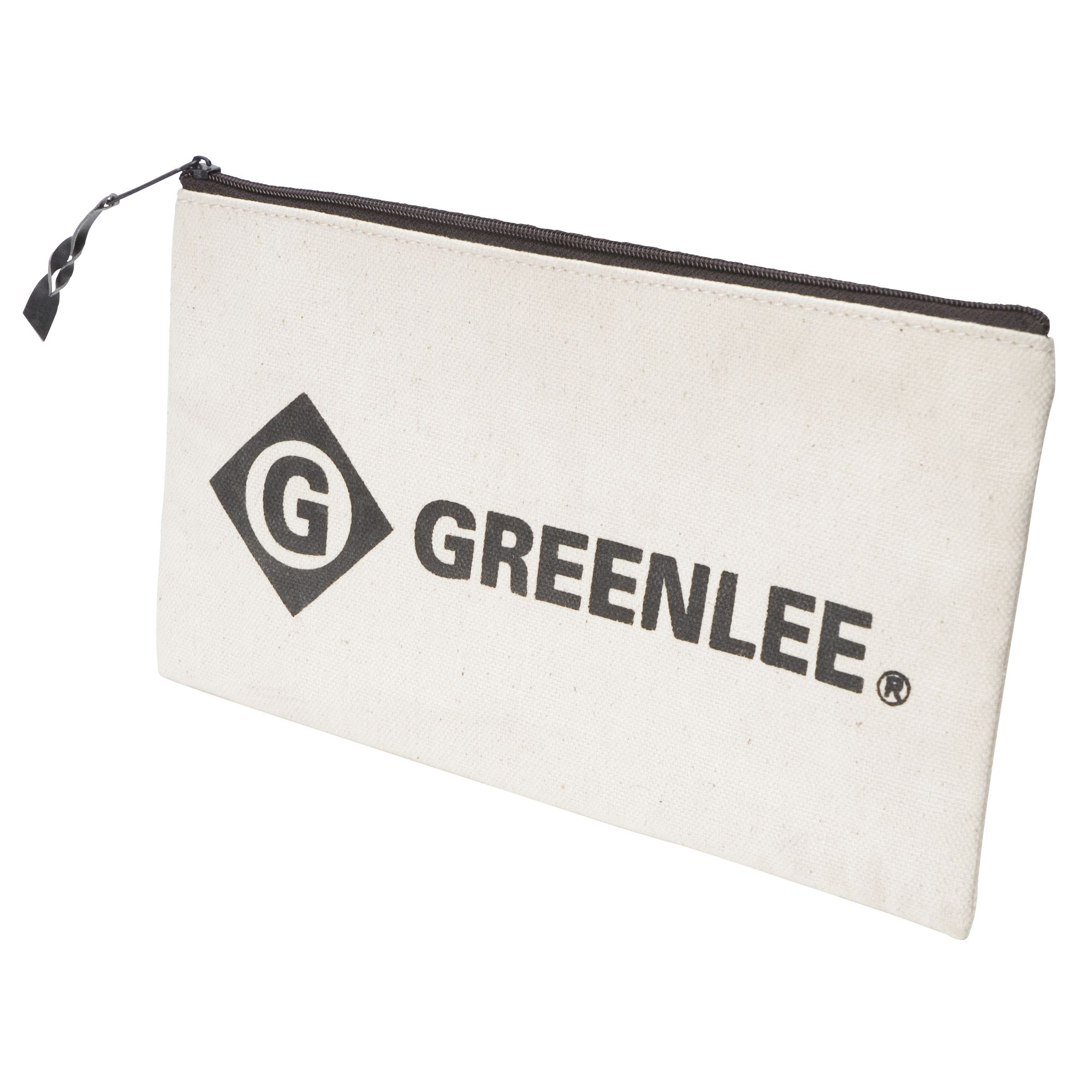 Greenlee 12 in. Canvas Zipper Bag