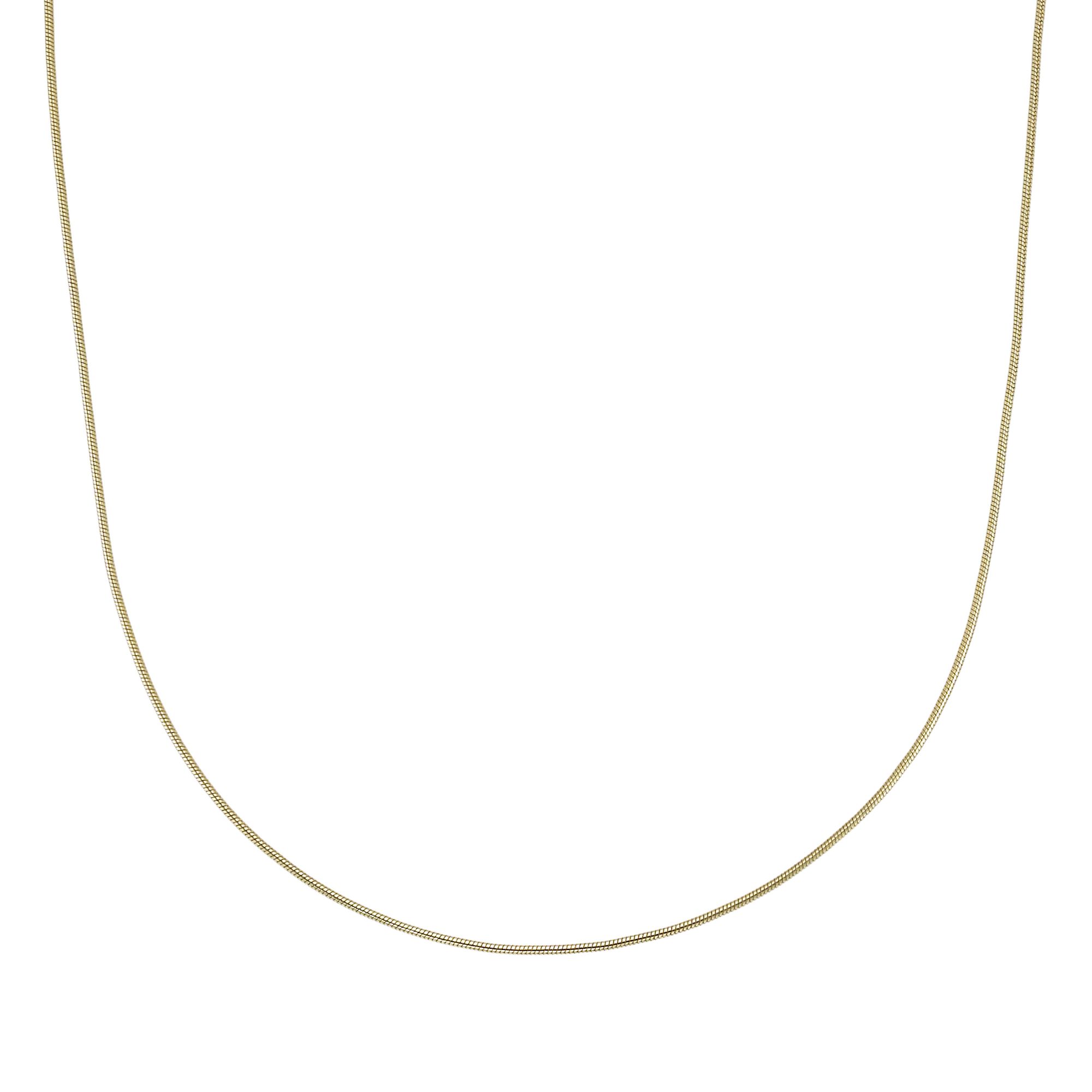 24k Gold over Sterling Silver Snake Necklace