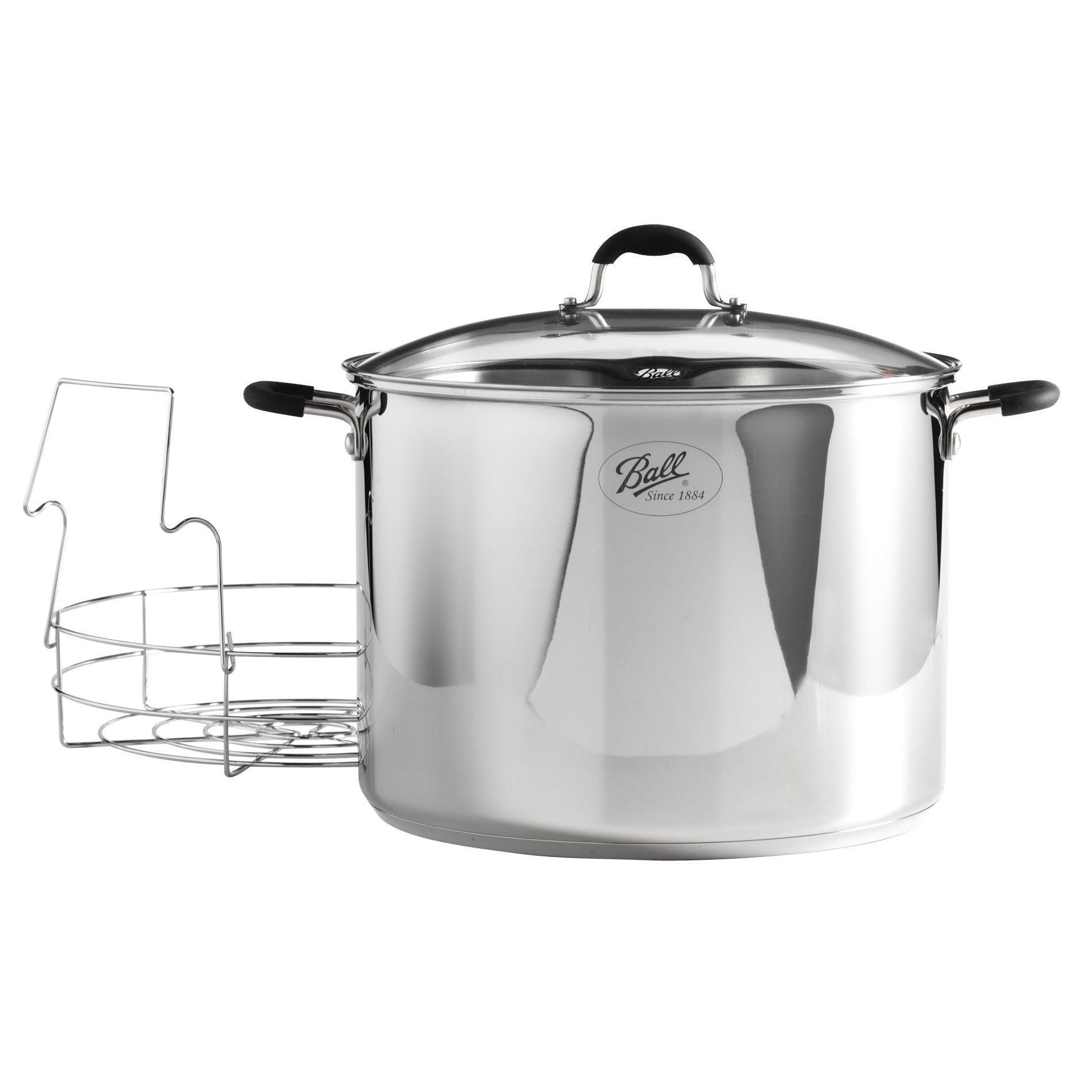 Ball 21 Quart Stainless Steel Waterbath Canner With Rack-28569911 Ball 21 Quart Stainless Steel Waterbath Canner With Rack-28569911