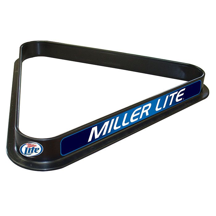 Trademark Miller Lite Billiard Ball Triangle Rack