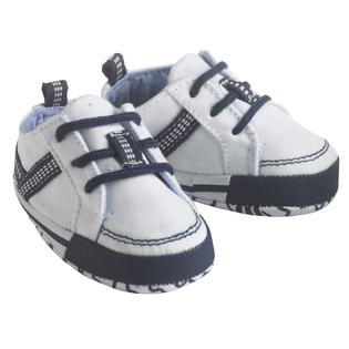 Little Wonders Newborn Boy's Soft Sole LaceUp Shoes One Size