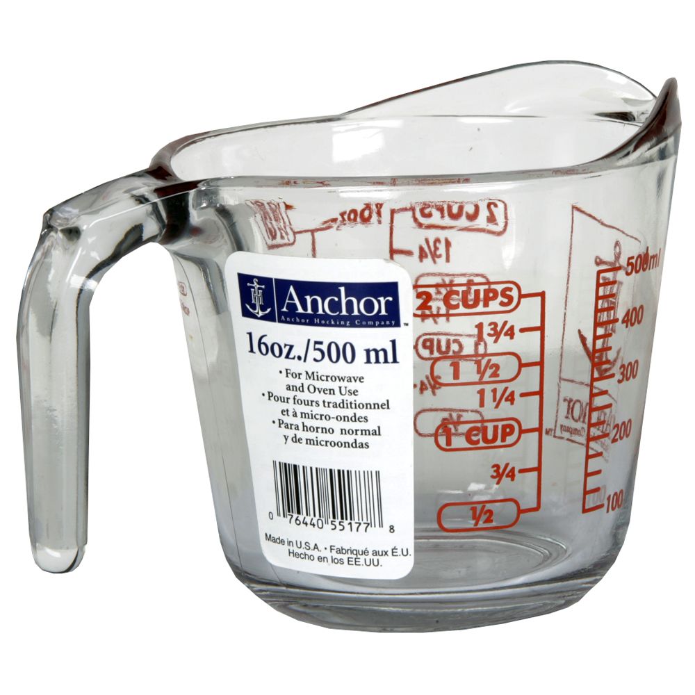 Anchor Hocking Glass Measuring Cup, 16 oz, 1 each-22667511 Anchor Hocking Glass Measuring Cup, 16 oz, 1 each-22667511
