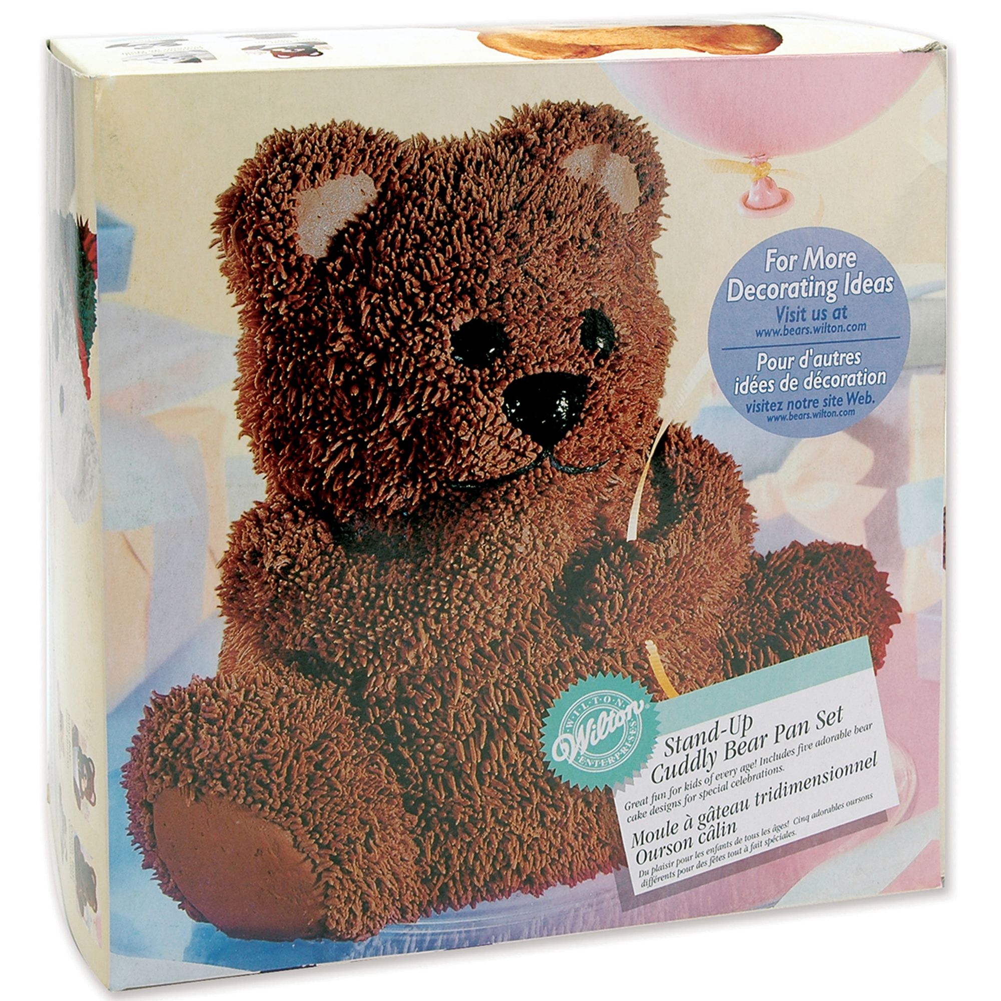 Wilton Stand-Up Cake Pan-Cuddly Bear 9.5"x8.625"